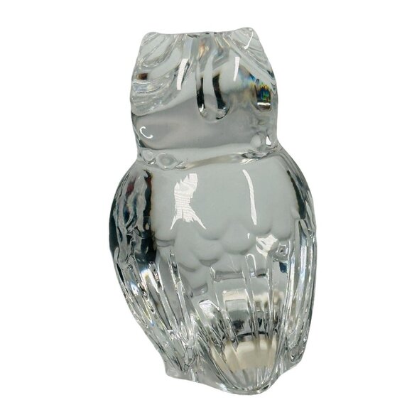 Beautiful PRINCESS HOUSE W Germany Lead Crystal WISE OWL Figurine Paperweight - Picture 5 of 10